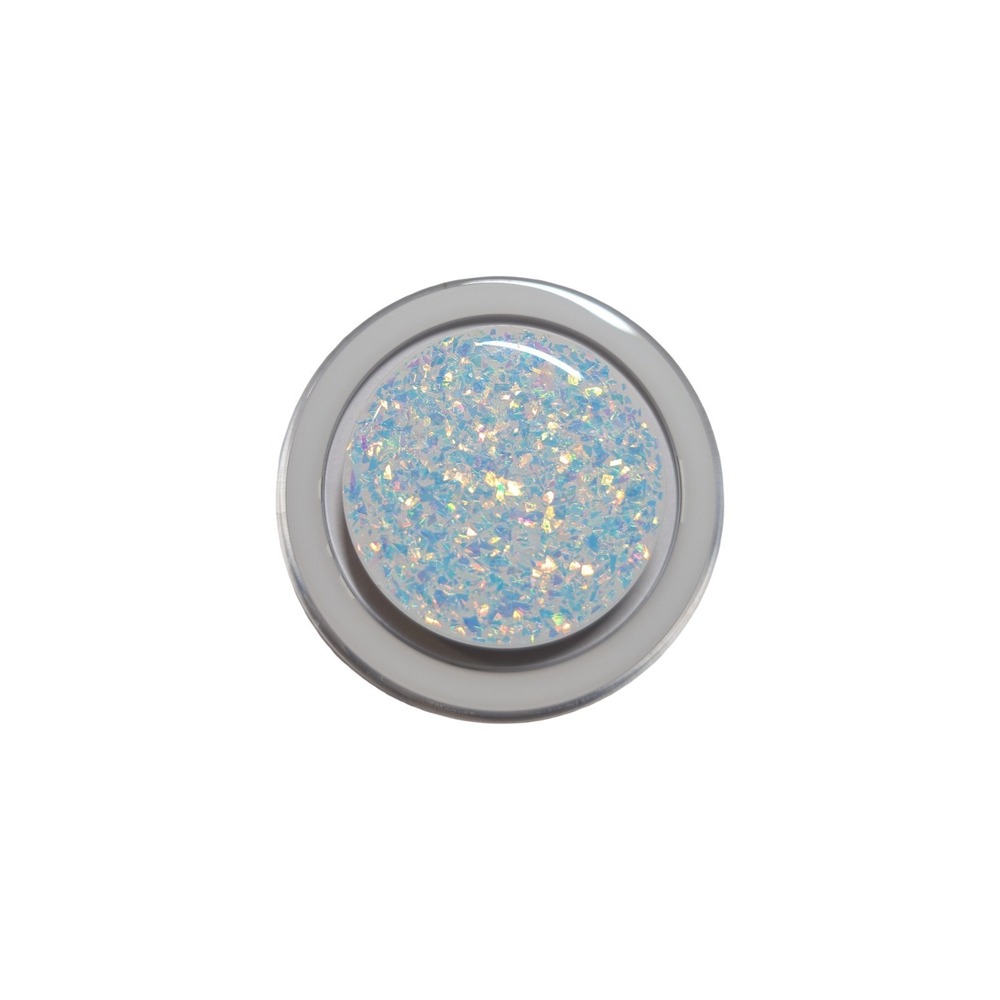 41-R PopSockets Magsafe Phone Grip & Stand - White/Clear/Glitter (Referb) ⬇️